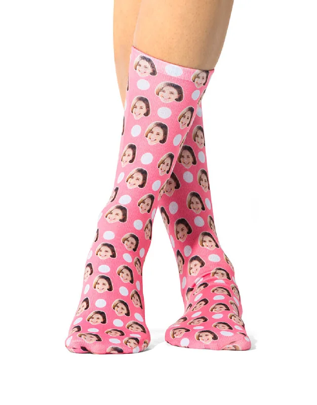 sock comfort organic -  Polka Face Socks