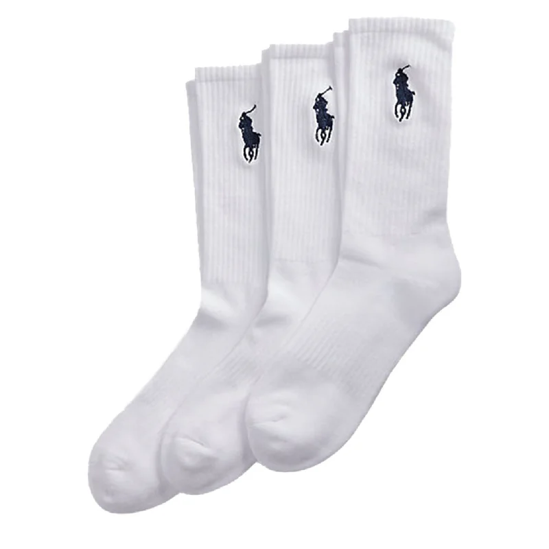 sock sales vintage -  Polo Ralph Lauren 3 pack Sports Sock White