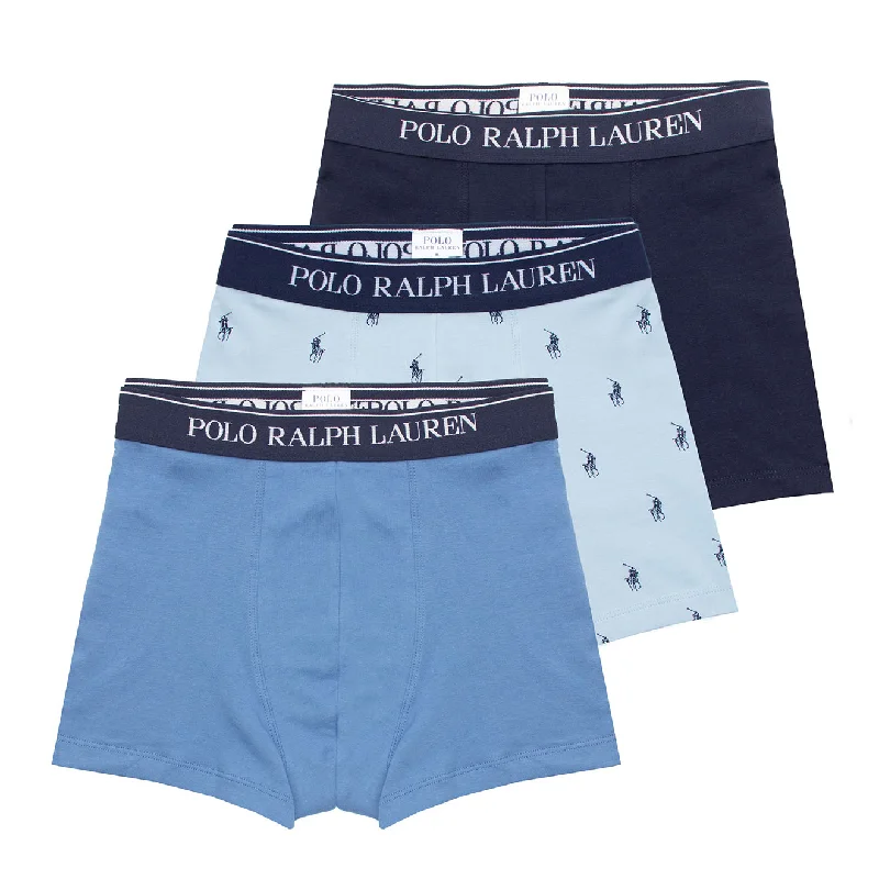 sock variety vintage -  Polo Ralph Lauren Classic Trunk 3-Pack Alp Blue AOPP/ Blue / Navy