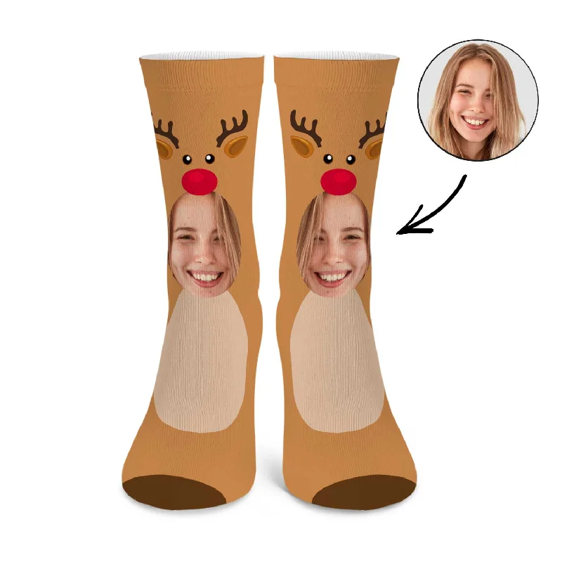 sock discounts organic -  Reindeer Socks