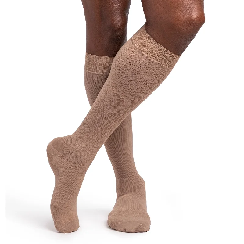 sock promotions organic -  Sigvaris Dynaven 921 Men's Ribbed Closed Toe Knee Highs w/Grip Top - 15-20 mmHg