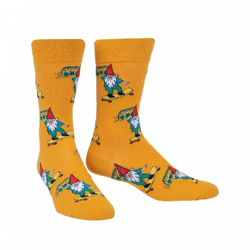 sock uses bold -  Sock it to Me/Men's Crew: Gnarly Gnome