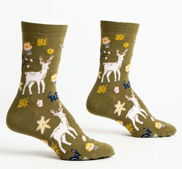 sock discounts bold -  Sock it to Me/SWomen's Crew: I See You Over Deer