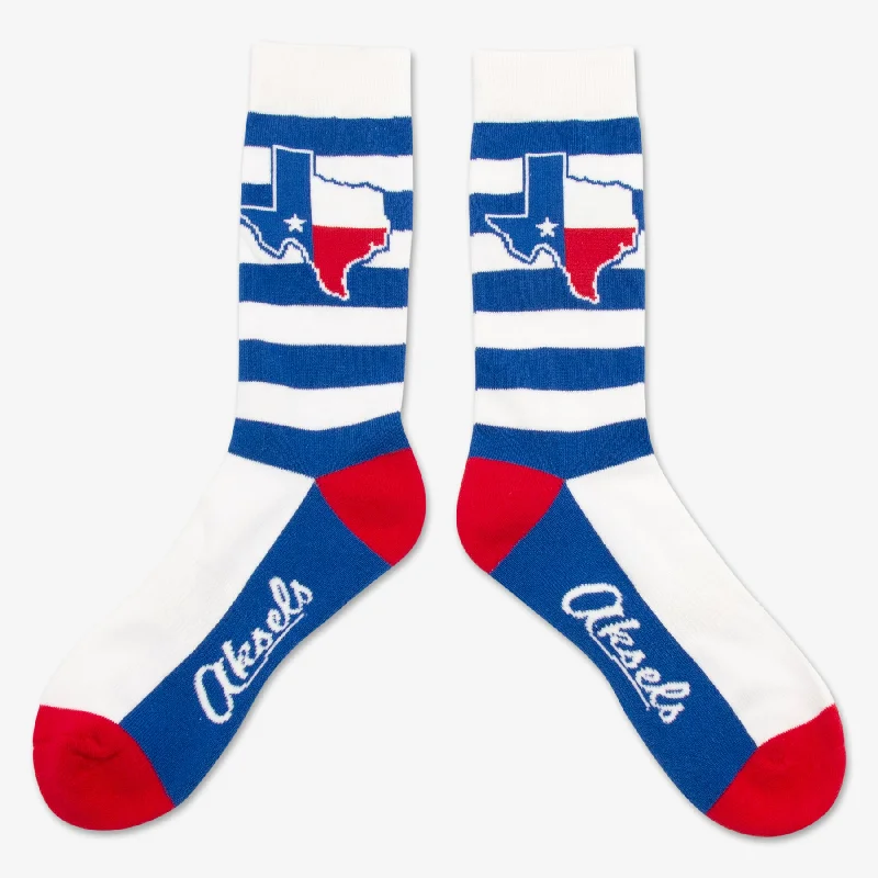 sock benefits organic -  Striped Texas Socks