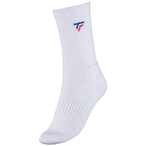 sock patterns bold -  Tecnifibre Men's Classic Socks 3 Pack White