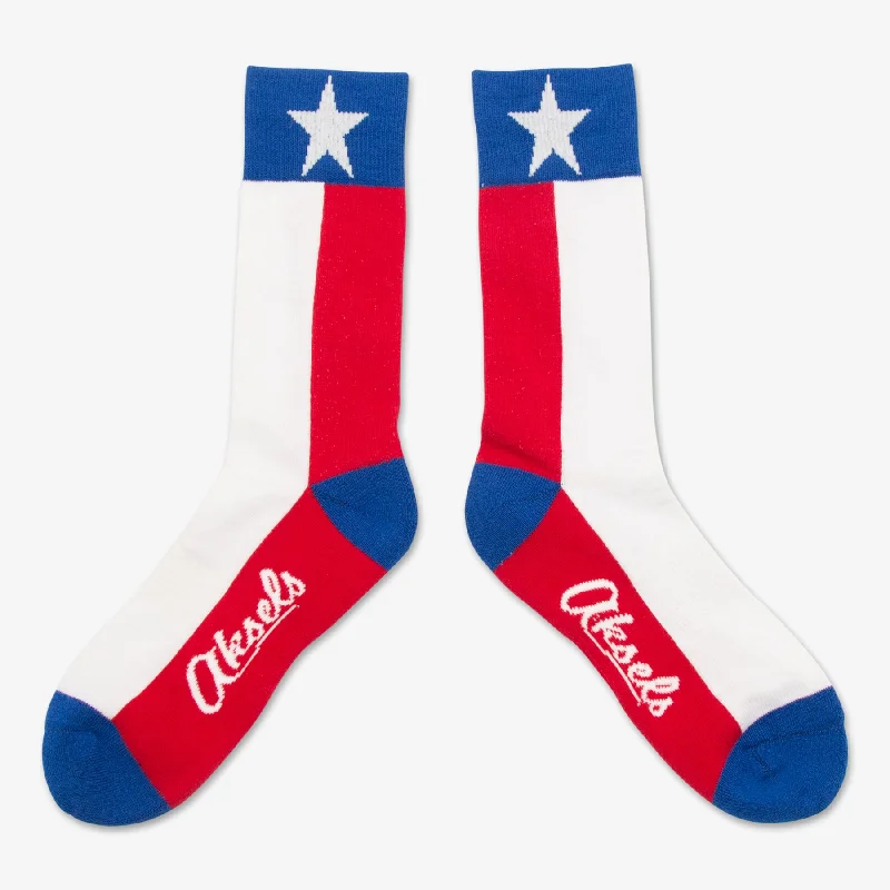 sock care organic -  Texas Flag Socks