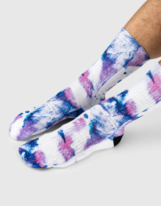 sock selection minimalist -  Blotch Tie Dye Socks