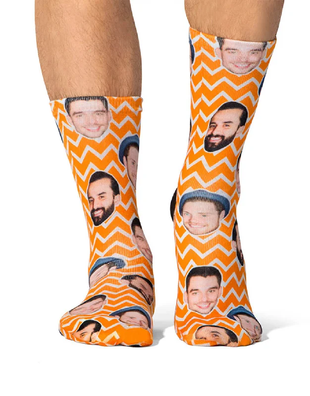 sock designs bold -  Zig Zag Face Pattern Socks