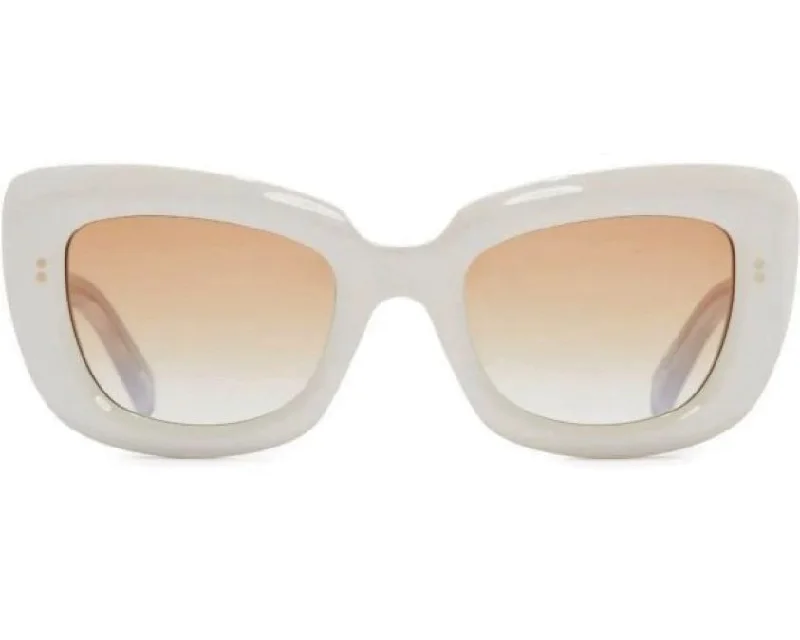 sunglasses with icy nicks -  CUTLER AND GROSS CGSN9797 CAT EYE SUNGLASSES