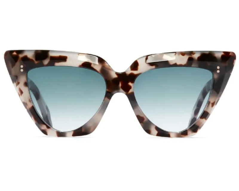 sunglasses with frosty bends -  CUTLER & GROSS CGSN1407 CAT EYE SUNGLASSES