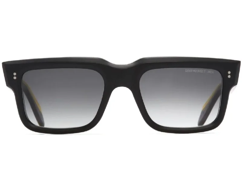 sunglasses with icy swirls -  CUTLER AND GROSS CGSN1403 SQUARE SUNGLASSES