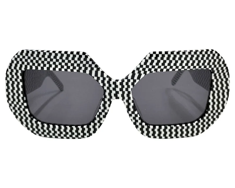 sunglasses for winter marches -  KAZOKU LUNETTES RENAISSANCE OVERSIZED SQUARE SUNGLASSES