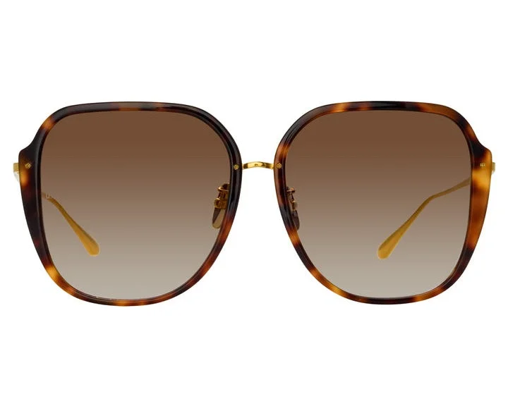 sunglasses for snowy coils -  LINDA FARROW SOFIA SQUARE SUNGLASSES