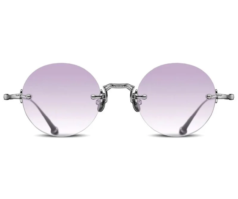 sunglasses with icy opposites -  MATSUDA M3105-D ROUND TITANIUM SUNGLASSES