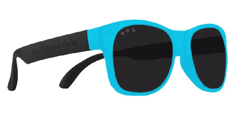 sunglasses for winter bangs -  Roshambobaby Thundercat Black and Teal Toddler Shades