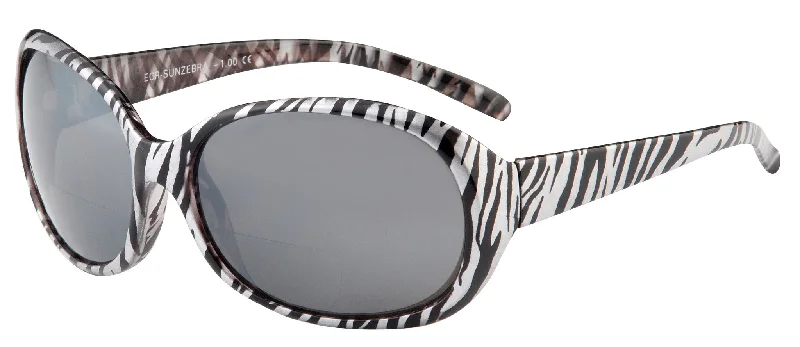 sunglasses with icy turns -  Zebra Bifocal Sunglasses